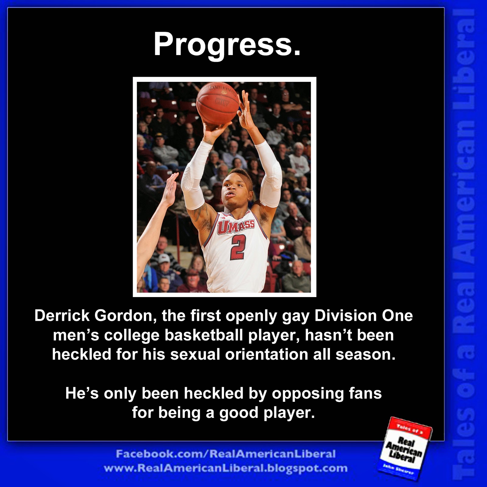 Make Common Sense Common Again Progress When a gay basketball player