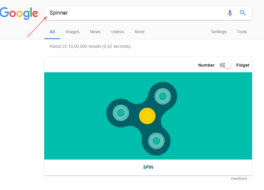 Spinner Google