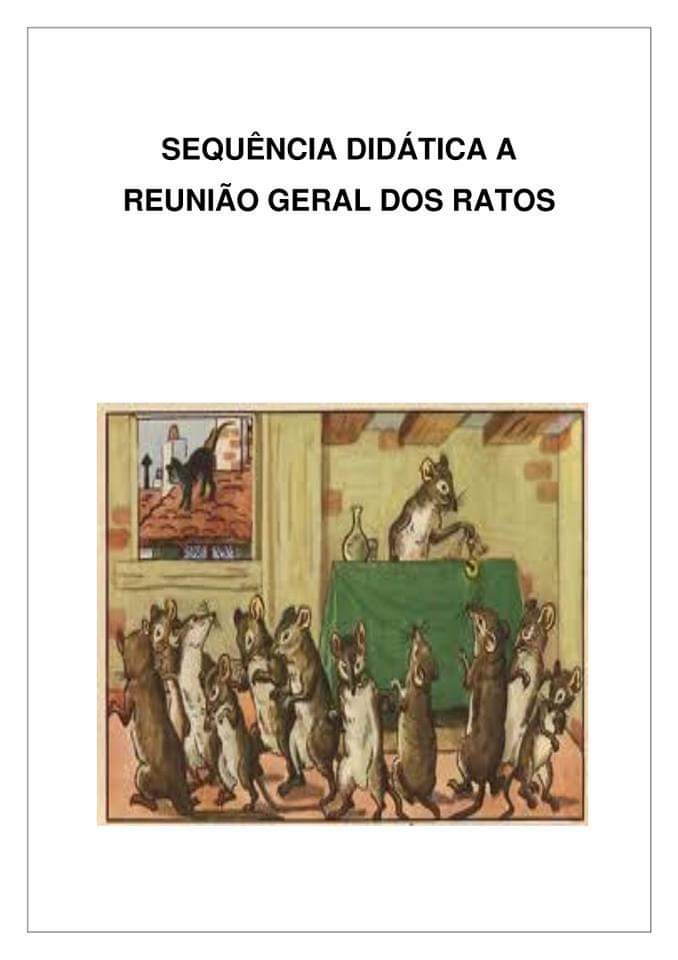 Sequência didática A Reunião Geral dos Ratos Atividades Escolares Sequência didática A Reunião Geral dos Ratos Atividades Escolares