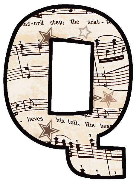 clip art alphabet music - photo #49