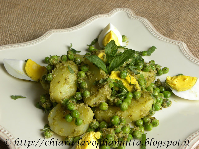 insalata di patate primaverile