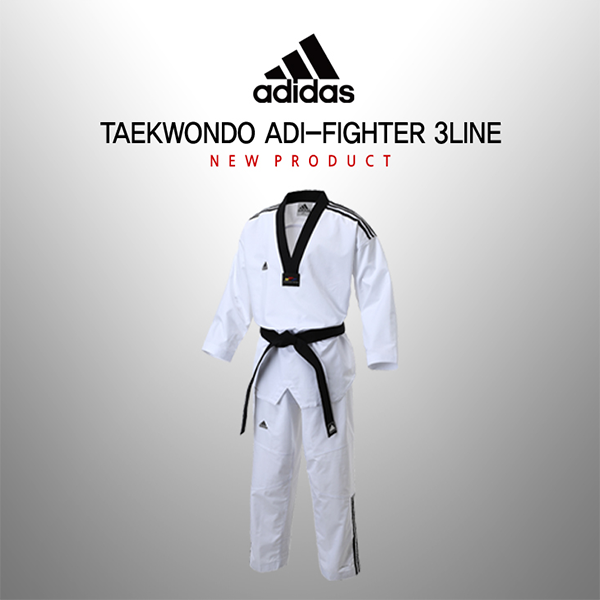 dobok taekwondo adidas fighter 3