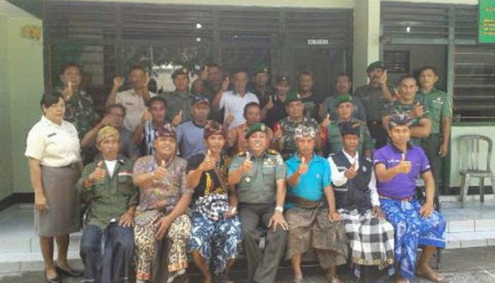 Jelang Nyepi, Koramil Tabanan Gelar Komsos