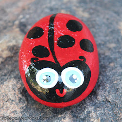 rocks rock painting painted easy paint ladybug ladybugs beginners simple bug lady craft beginning ilovepaintedrocks games supplies perfect among animals