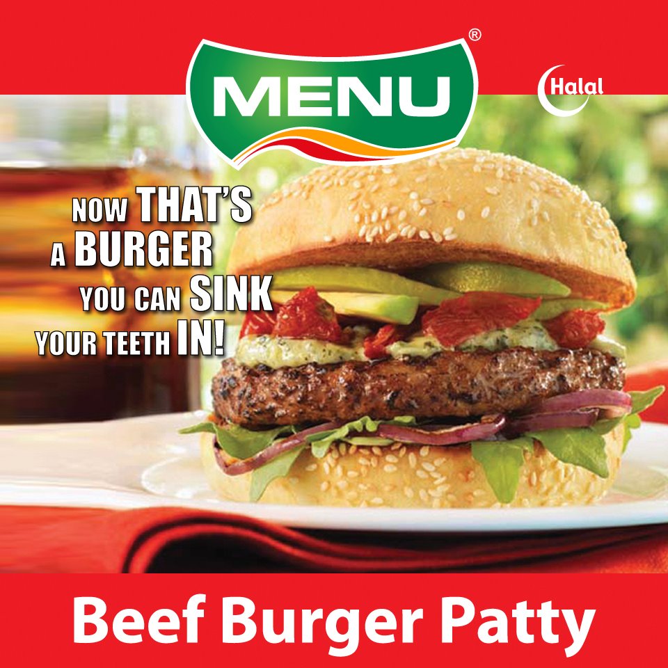 Meals & Deals Beef Burger Patty by MENU