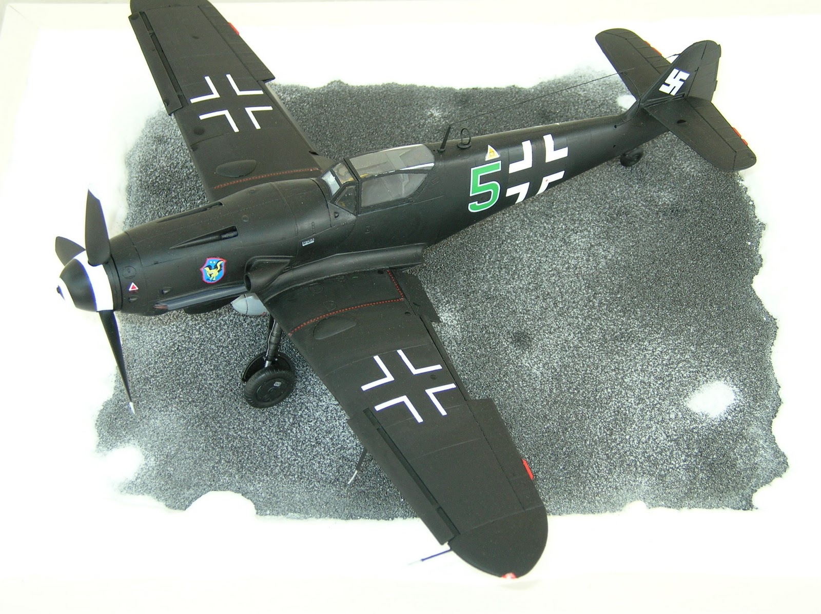 BF 109 Messerschmitt: Bf 109 G-6/AS “grüne 5” 2./Erg. JG 2 Hagenow ...