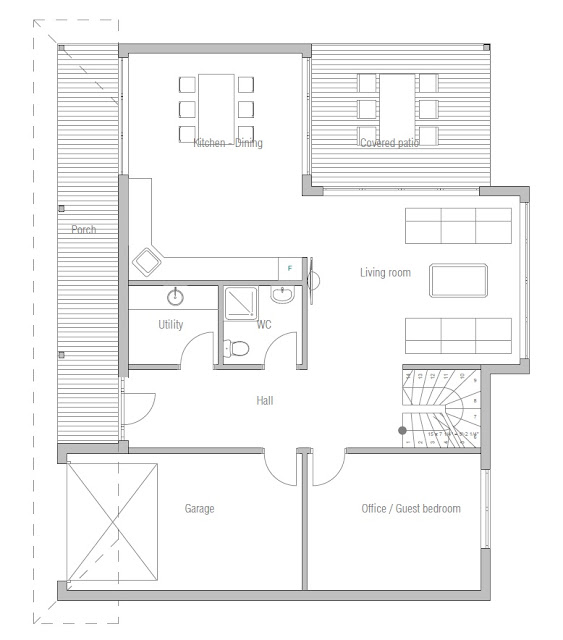 economical house plan ground floor