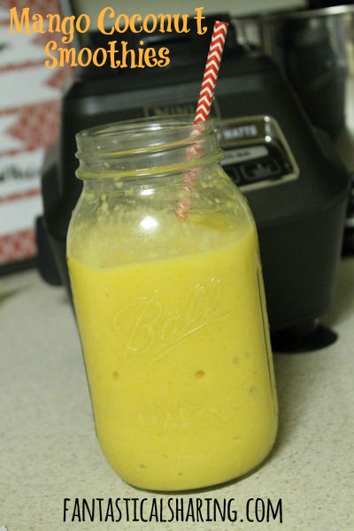 Mango Coconut Smoothie | Summer may be gone, but you can still enjoy a tropical beverage for nostalgia's sake!
