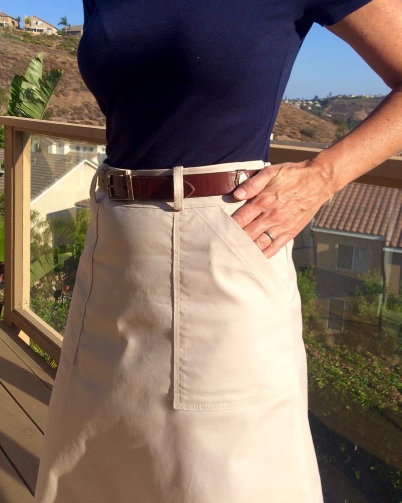 Gatorbunny Sews Khaki Skirt New Look 6035