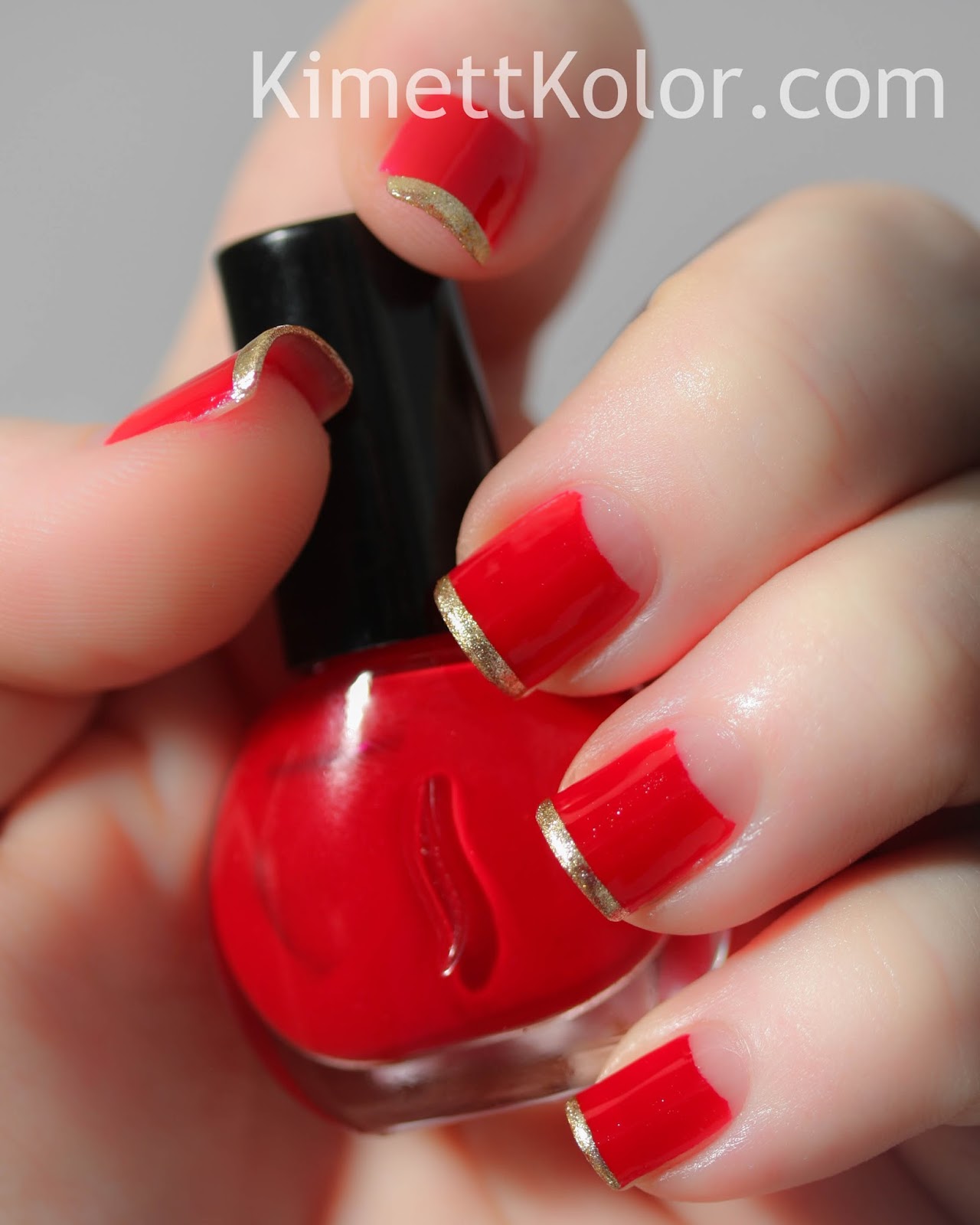 Red Moons And Gold Tips Kimett Kolor After a lot of hullabaloo, I sought out a simple & classic design to “get it done” and move on. And, I'm happy to report success! - Red Moons And Gold Tips Kimett Kolor