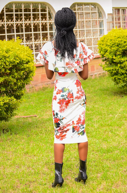 How You Can Wear A Floral Off-Shoulder Bodycon Dress