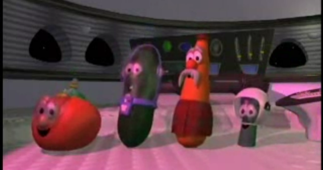 My Cartoon Reviews: VeggieTales on TV - "The Gourds Must Be Crazy"