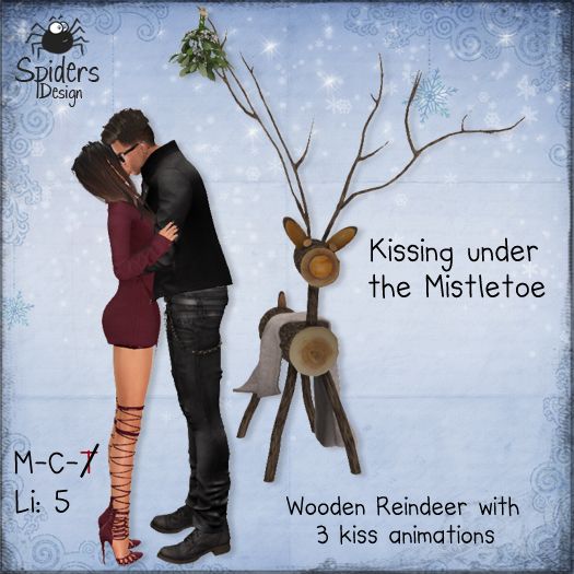Kissing under the Mistletoe.