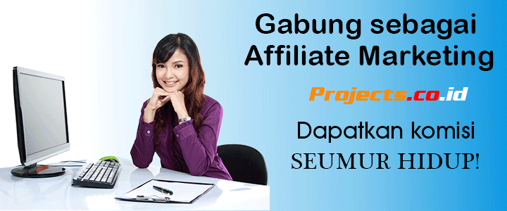 Dapatkan Penghasilan Tambahan SEUMUR HIDUP Secara Online Dengan Mudah dari Projects.co.id