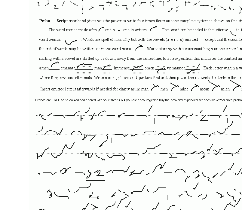 List Of Shorthand Systems Easy Shorthand