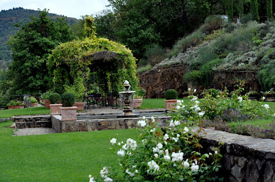 Garden at Capannelle in Gaiole in Chianti, Italy - Photo by Taste As You Go