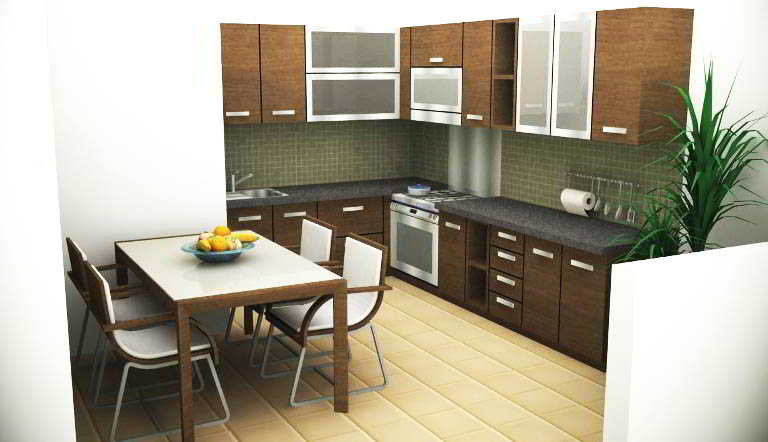 Desain Dapur dan Ruang Makan Sempit Minimalis Sederhana Desain Dapur dan Ruang Makan Sempit Minimalis Sederhana