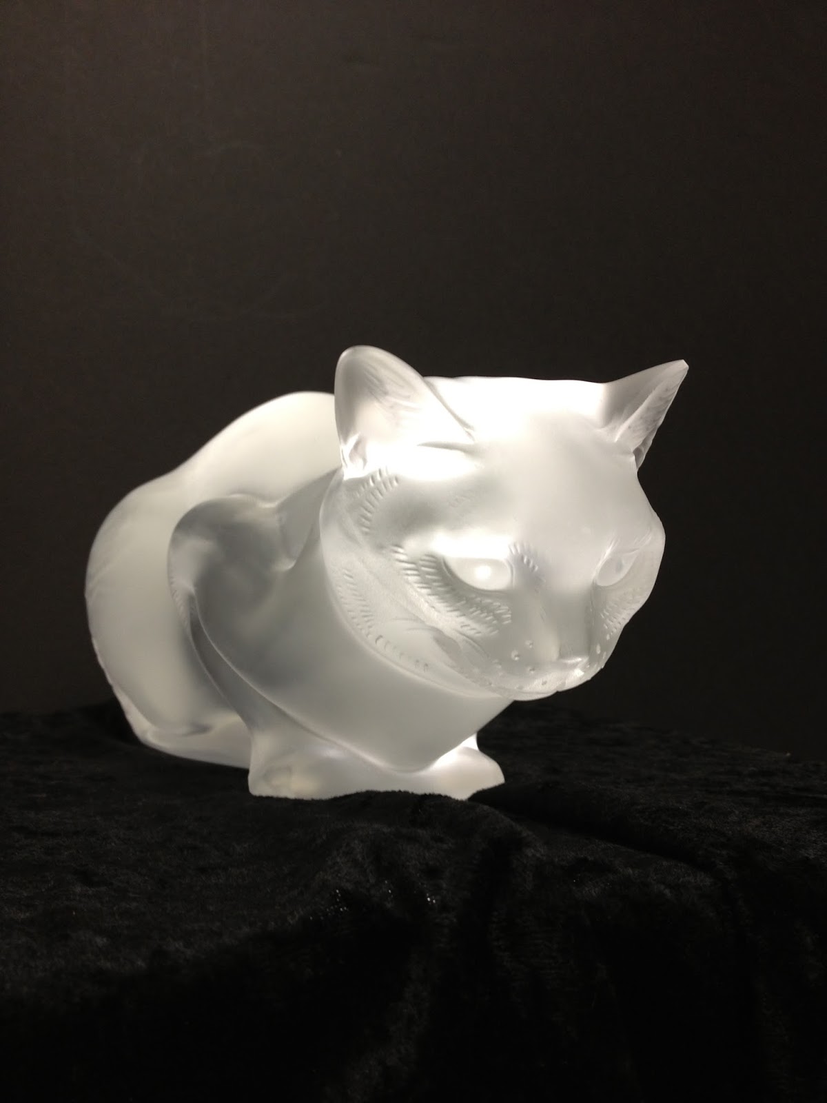 Antiques, Art, and Collectibles Lalique Crystal Cats