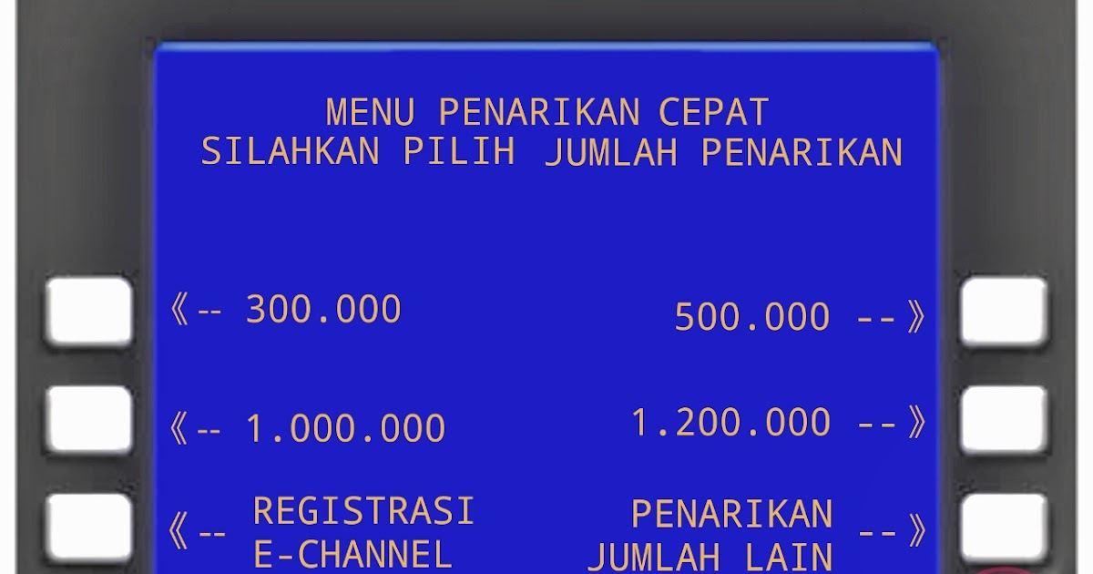 Petunjuk Pembayaran Yayasan Sasmita Jaya Via Atm Bni