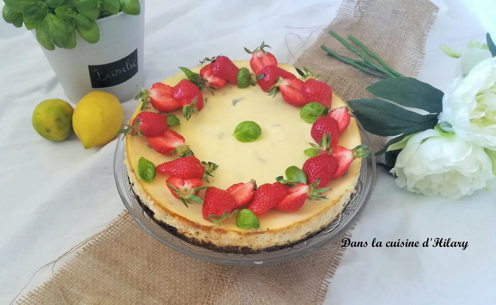 Dans La Cuisine D Hilary Cheesecake Au Citron Citron Vert