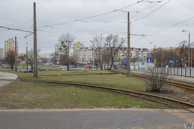 Linia tramwajowa na ulicy Kujawskiej w Bydgoszczy