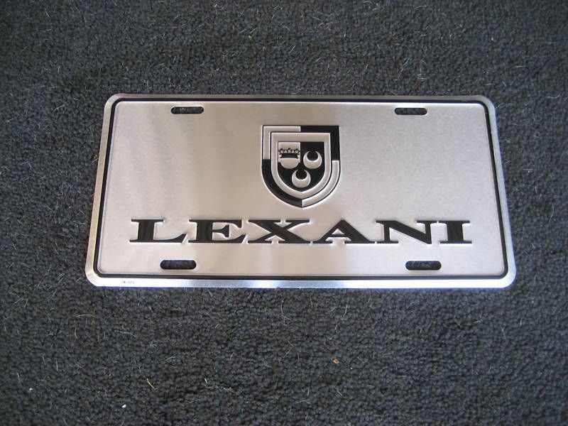 Tire's Plus LEXANI LICENSE PLATE ALUMINUM (10B0202)