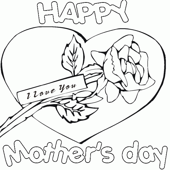 mothers coloring pages - photo #30