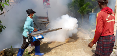 Cegah DBD di Desa Pananjung, Desa Segera Lakukan Fogging dipemukiman Penduduk Cegah DBD di Desa Pananjung, Desa Segera Lakukan Fogging dipemukiman Penduduk