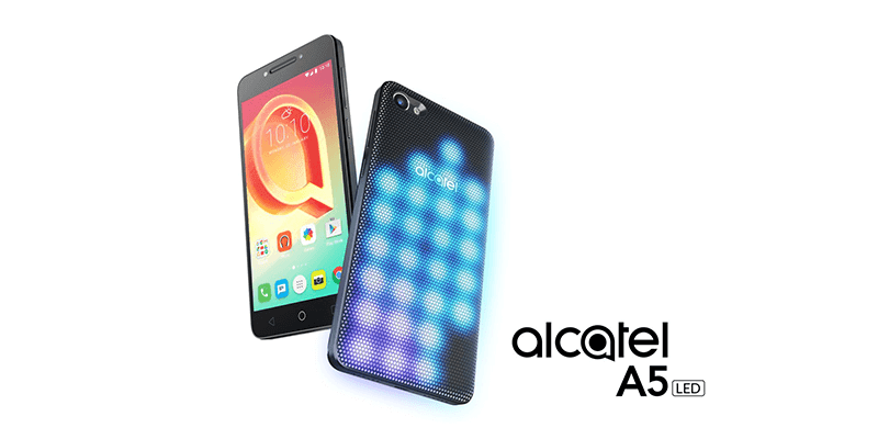 Bright and colorful Alcatel A5 LED