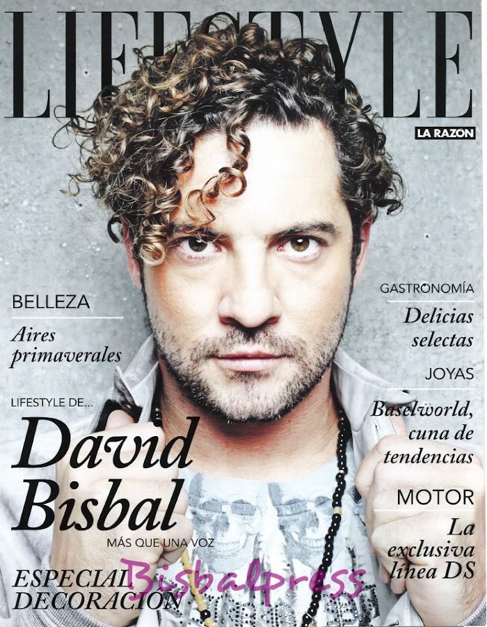 David Bisbal, portada LifeStyle, abril 2014