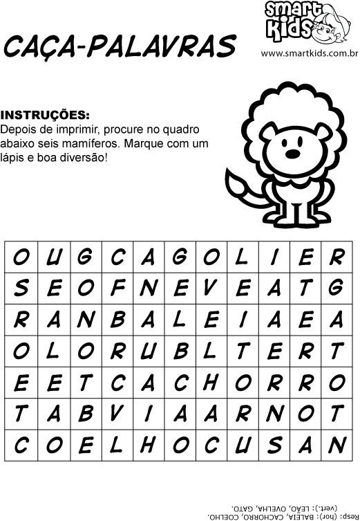 Caça-Palavras variados ~ Atividade para imprimir