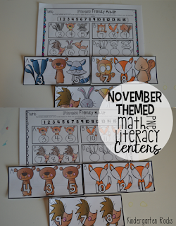 Are you wondering what math concepts you should teach in your kindergarten classroom in November? Check out this post to see what I teach!