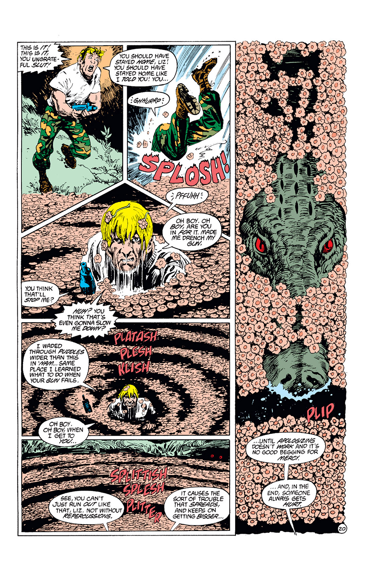 Read online Swamp Thing (1982) comic -  Issue #54 - 21