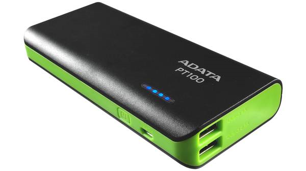 ADATA PT100 Dual USB Fast Charge Power Bank