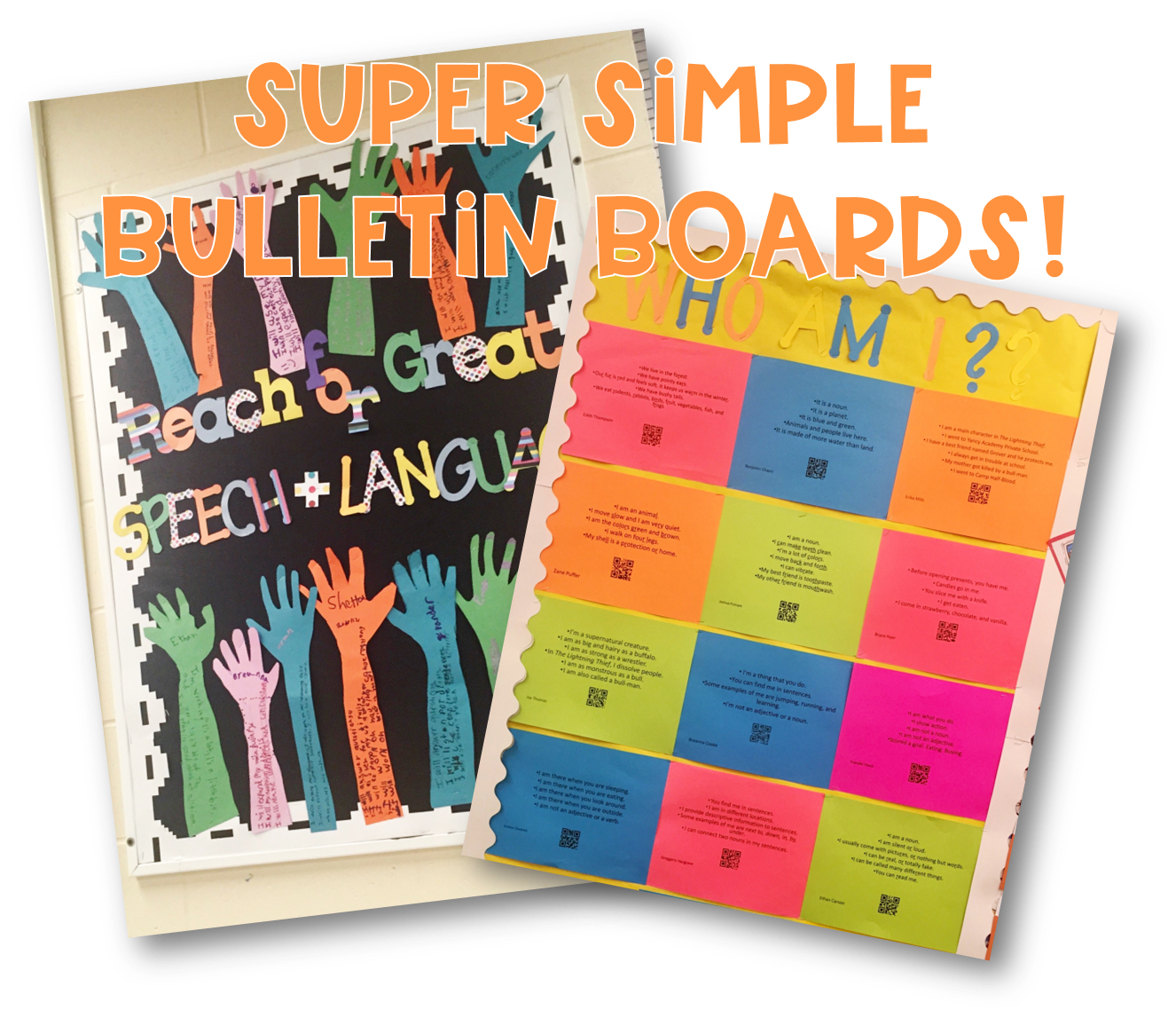 Quick & Easy Interactive Bulletin Boards for Speech Therapy The Type