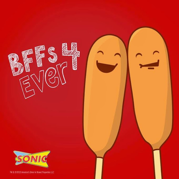 *REMINDER* Head to #Sonic today for $.50 Corn Dogs! No coupon needed!