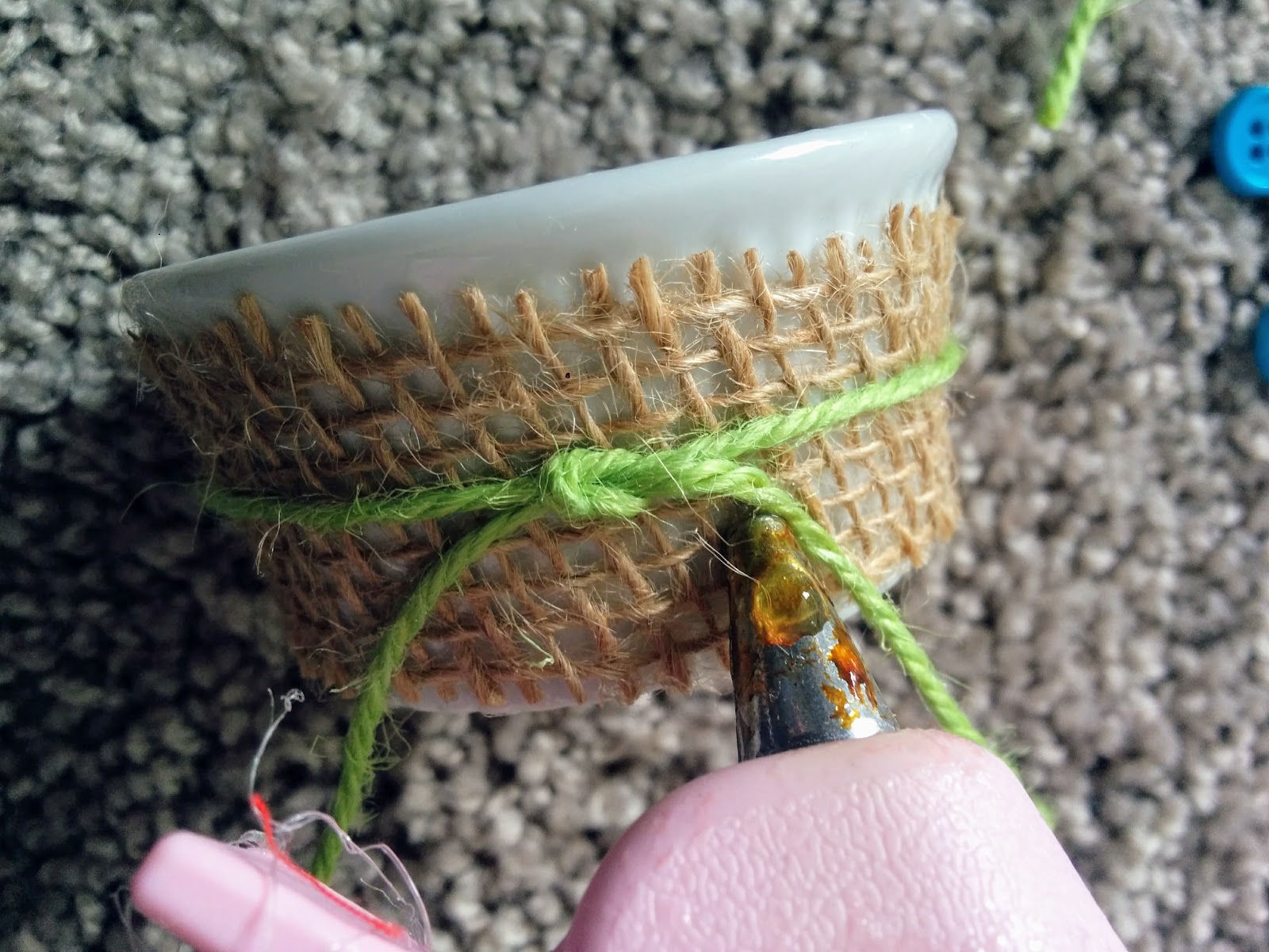 SpringThemed Ramekins Decorated from Dollar Tree