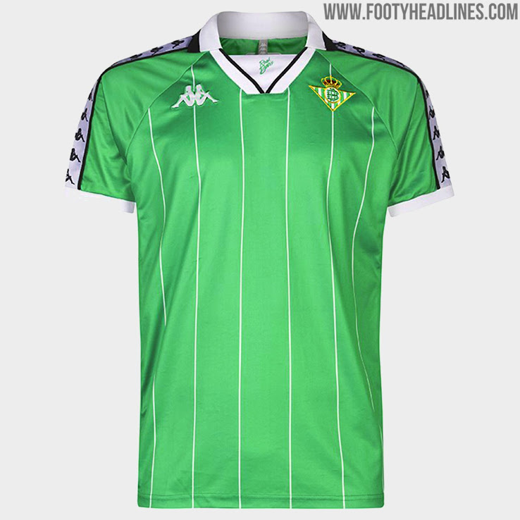 Stunning 90sInspired Kappa Betis 201819 Retro Jerseys + Full
