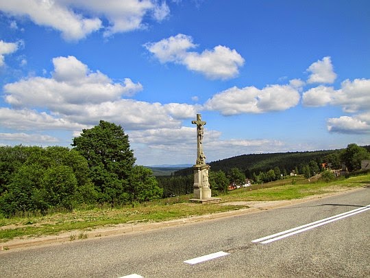 Krzyż przy Drodze Orlickiej. Krzyż przy Drodze Orlickiej.