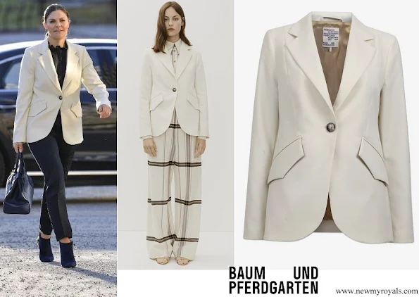 Crown Princess Victoria wore Baum und Pferdgarten Beyonce blazer