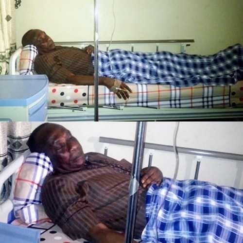 UPDATE: Ekiti Lawmaker Released by DSS Spotted Very Sick at a Hospital in Abuja (Photos)