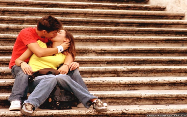 Kissing Style Romantic Couple Wallpapers HD