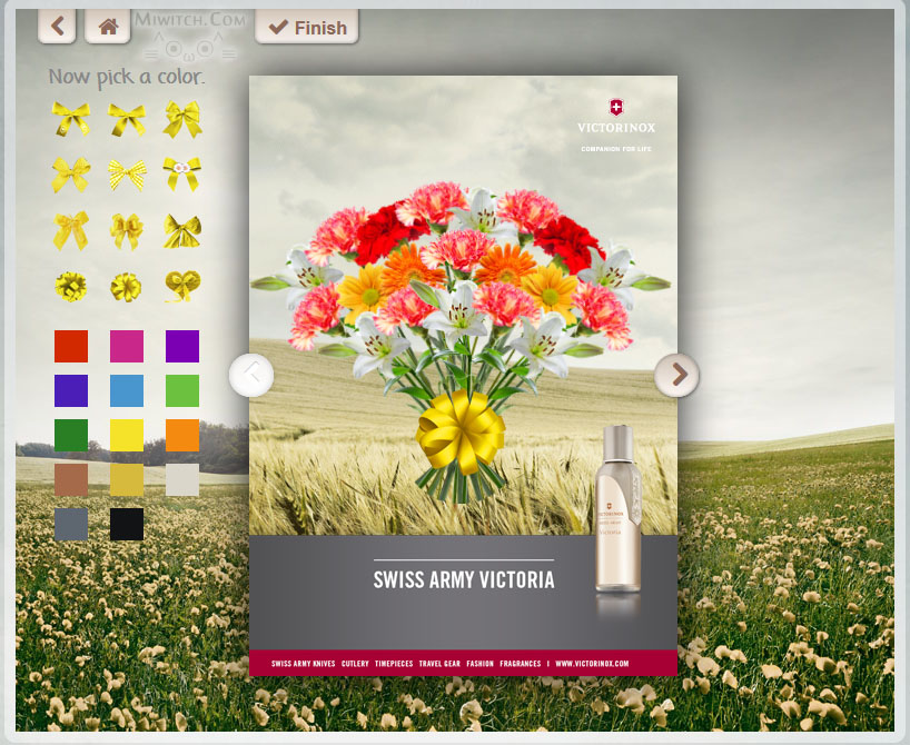 Victorinox Victoria Virtual Bouquet Creator Contest + Mini Vials Giveaway