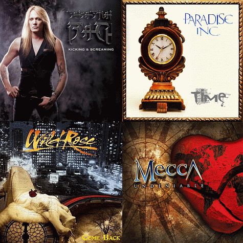V.A. - Advanced Releases singles 2011 Sebastian Bach , Paradise Inc., Mecca, Wild Rose, Jaded Heart 