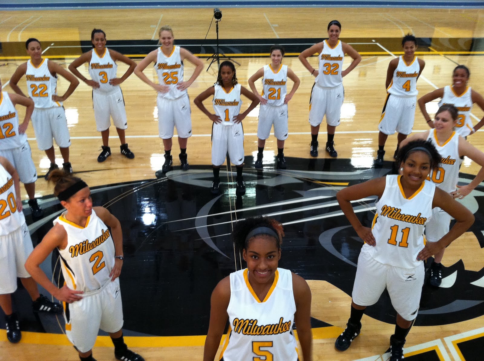 Milwaukee Panthers Women's Basketball Photo Shoot