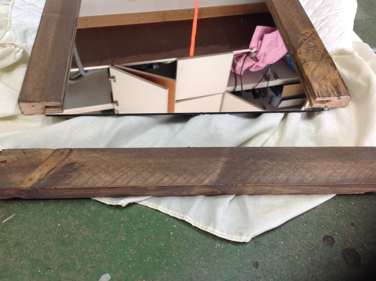 mimiberry creations How to Make Simple Frames for Mirrors of almost