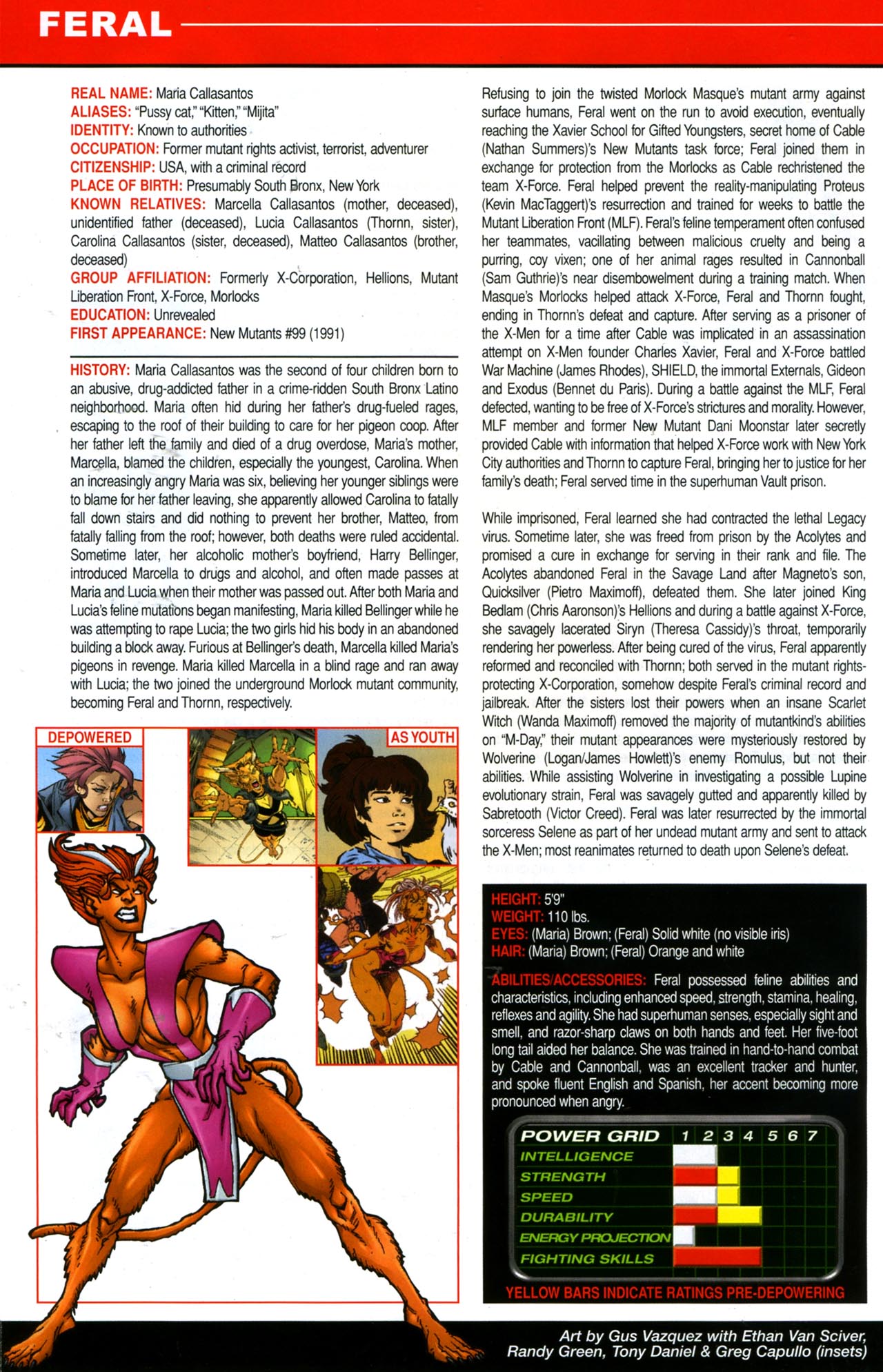 Read online Official Handbook of the Marvel Universe A To Z Update comic -  Issue #3 - 22