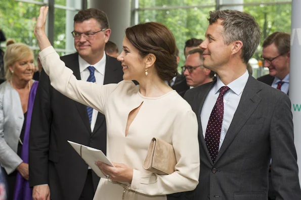 Crown Prince Frederik and Crown Princess Mary of Denmark attends the opening ceremony of the business delegation’s programme with 450 Danish and German guests including company leaders and decision-makers at the Loewenbraukeller