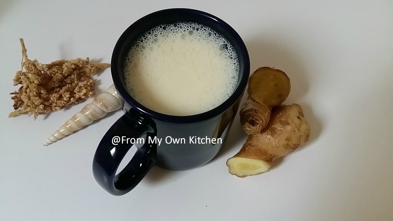 From My Own Kitchen Zanjabeel Haleeb Ginger Milk