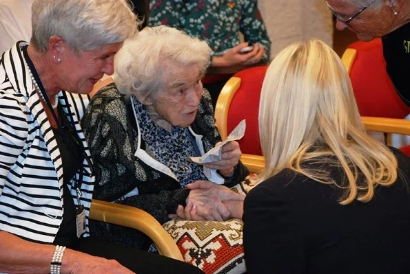 Crown Princess Mette-Marit visited Volunteers Corps which celebrates its 10th anniversary in Ovre Eiker